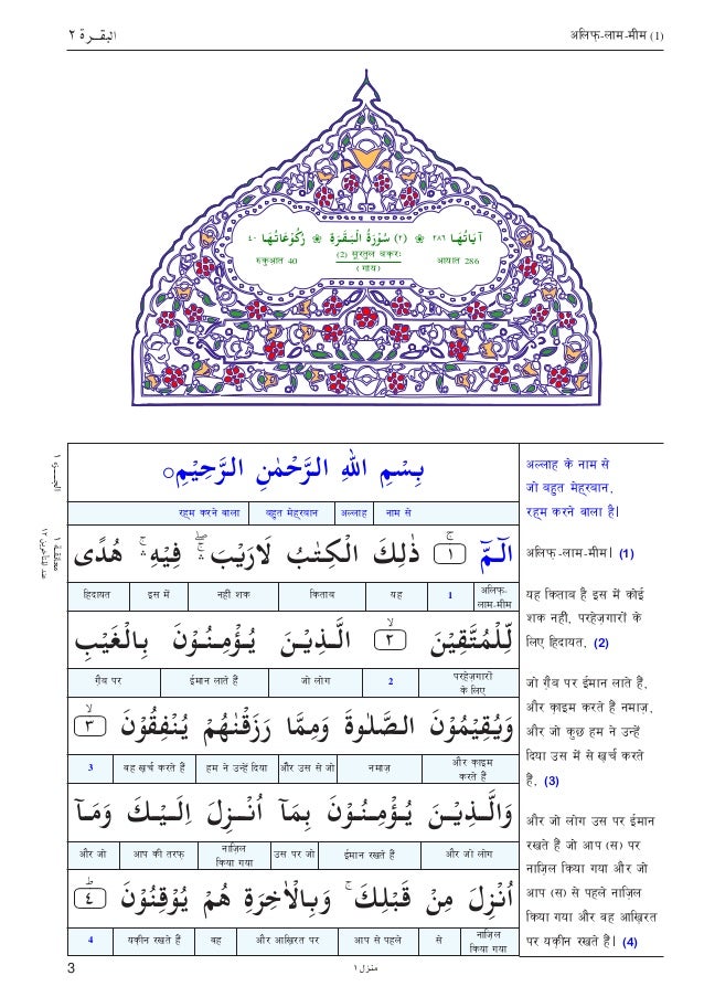 Quran In Hindi Translation Pdf